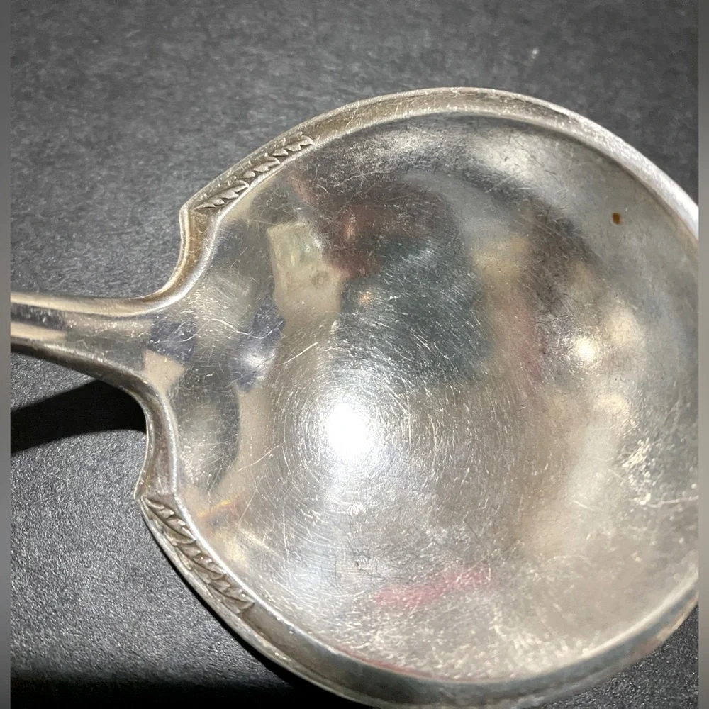 1847 Rogers Bros Old Colony Silverplate Serving Spoon 7.25
